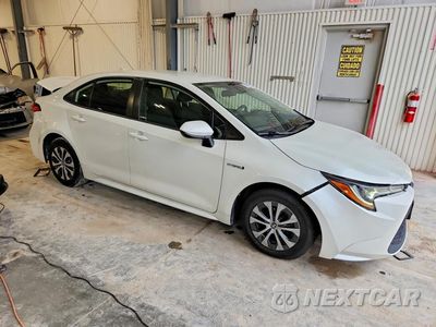Czwarte zdjęcie samochodu z boku: 2021 TOYOTA COROLLA LE VIN:JTDEAMDE5MJ020874 - miniatura