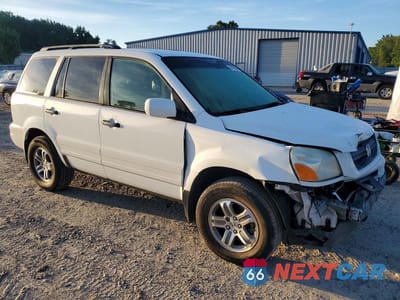 Czwarte zdjęcie samochodu z boku: 2005 HONDA PILOT EX VIN:5FNYF18485B006233 - miniatura