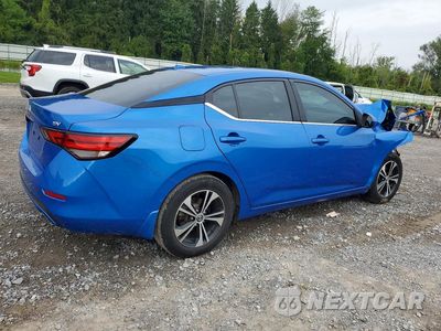 Trzecie zdjęcie samochodu z tyłu: 2022 NISSAN SENTRA SV VIN:3N1AB8CV9NY229023 - miniatura