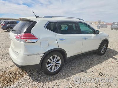 Trzecie zdjęcie samochodu z tyłu: 2015 NISSAN ROGUE SV VIN:5N1AT2MV9FC800389 - miniatura