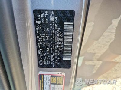 Zdjęcie 12 z 12 samochodu: 2023 HYUNDAI ELANTRA SEL VIN:KMHLM4AG9PU565365 - miniatura