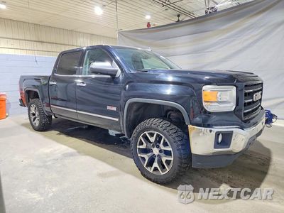 Czwarte zdjęcie samochodu z boku: 2015 GMC SIERRA K1500 SLT VIN:3GTU2VEC6FG463325 - miniatura
