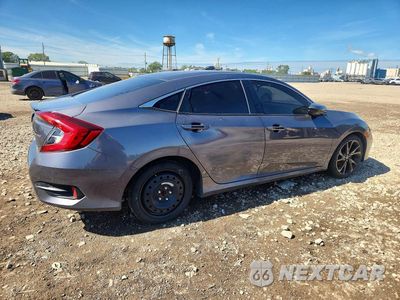 Trzecie zdjęcie samochodu z tyłu: 2019 HONDA CIVIC SPORT VIN:2HGFC2F87KH547194 - miniatura