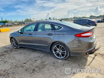 Drugie zdjęcie samochodu z przodu: 2016 FORD FUSION TITANIUM VIN:3FA6P0K91GR101016 - miniatura