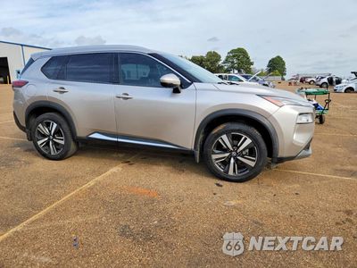 Czwarte zdjęcie samochodu z boku: 2021 NISSAN ROGUE SL VIN:JN8AT3CA3MW019375 - miniatura