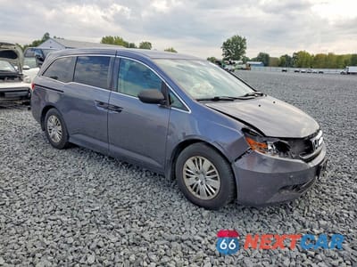 Czwarte zdjęcie samochodu z boku: 2016 HONDA ODYSSEY LX VIN:5FNRL5H23GB109615 - miniatura