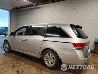Drugie zdjęcie samochodu z przodu: 2014 HONDA ODYSSEY EXL VIN:5FNRL5H6XEB042155 - miniatura