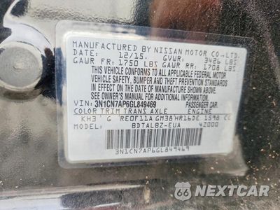 Zdjęcie 12 z 12 samochodu: 2016 NISSAN VERSA 1.6 SV VIN:3N1CN7AP6GL849469 - miniatura