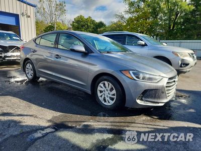 Czwarte zdjęcie samochodu z boku: 2018 HYUNDAI ELANTRA SE VIN:KMHD74LF7JU572676 - miniatura