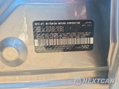 Zdjęcie 12 z 12 samochodu: 2014 MITSUBISHI LANCER GT VIN:JA32U8FW6EU002597 - miniatura