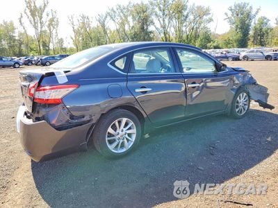 Trzecie zdjęcie samochodu z tyłu: 2013 NISSAN SENTRA S VIN:3N1AB7AP9DL753041 - miniatura