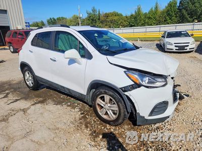 Czwarte zdjęcie samochodu z boku: 2020 CHEVROLET TRAX 1LT VIN:3GNCJLSB6LL139591 - miniatura