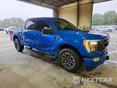 Czwarte zdjęcie samochodu z boku: 2021 FORD F150 SUPERCREW VIN:1FTEW1EP6MFB76618 - miniatura