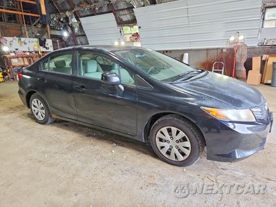 Czwarte zdjęcie samochodu z boku: 2012 HONDA CIVIC LX VIN:2HGFB2F57CH599077 - miniatura