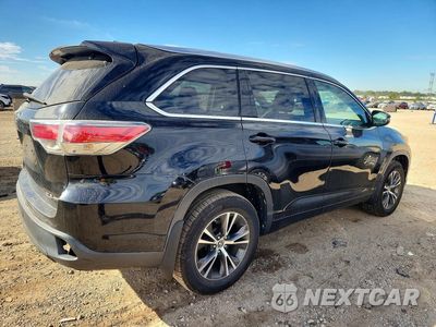 Trzecie zdjęcie samochodu z tyłu: 2016 TOYOTA HIGHLANDER XLE VIN:5TDJKRFH1GS313050 - miniatura
