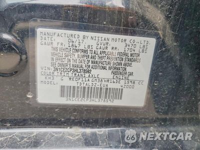 Zdjęcie 12 z 12 samochodu: 2017 NISSAN VERSA NOTE SV VIN:3N1CE2CP3HL378592 - miniatura