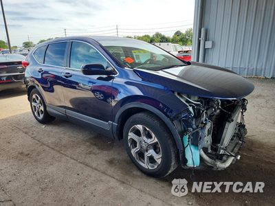 Czwarte zdjęcie samochodu z boku: 2019 HONDA CR-V EX VIN:5J6RW1H5XKA026558 - miniatura
