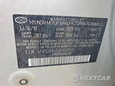 Zdjęcie 12 z 12 samochodu: 2020 HYUNDAI ELANTRA SEL VIN:5NPD84LF1LH512035 - miniatura