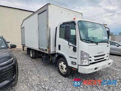 Czwarte zdjęcie samochodu z boku: 2020 ISUZU NRR BOX TRUCK VIN:JALE5W162L7302087 - miniatura