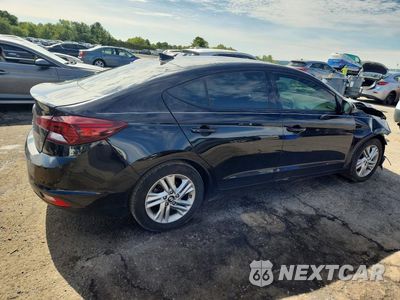 Trzecie zdjęcie samochodu z tyłu: 2019 HYUNDAI ELANTRA VALUE EDITION VIN:KMHD84LF3KU763218 - miniatura