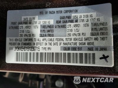 Zdjęcie 14 z 14 samochodu: 2025 MAZDA CX-90 PREMIUM PLUS VIN:JM3KKEHD1S1239715 - miniatura