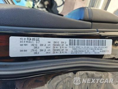 Zdjęcie 13 z 13 samochodu: 2017 DODGE DURANGO SSV VIN:1C4RDJFG9HC924176 - miniatura
