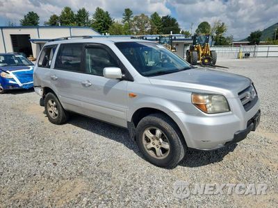 Czwarte zdjęcie samochodu z boku: 2006 HONDA PILOT EX VIN:2HKYF18476H531027 - miniatura