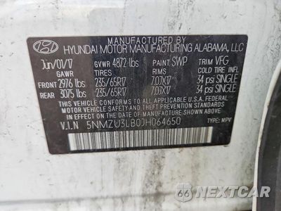 Zdjęcie 12 z 12 samochodu: 2018 HYUNDAI SANTA FE SPORT 2.4L VIN:5NMZU3LB0JH064650 - miniatura