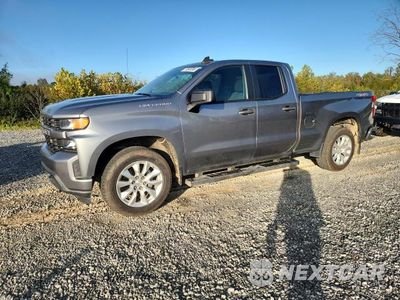 2021 CHEVROLET SILVERADO K1500 CUSTOM 1GCRYBEH5MZ120887 - główne zdjęcie licytacji z USA - miniatura