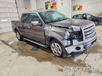 Czwarte zdjęcie samochodu z boku: 2014 FORD F150 SUPERCREW VIN:1FTFW1EF8EKF67192 - miniatura