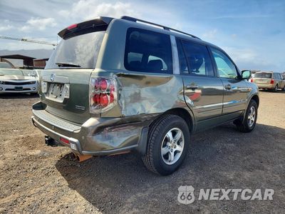 Trzecie zdjęcie samochodu z tyłu: 2007 HONDA PILOT EXL VIN:5FNYF18697B019979 - miniatura