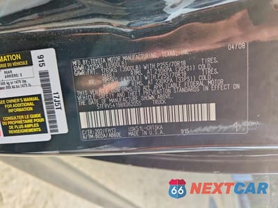 Zdjęcie 12 z 12 samochodu: 2008 TOYOTA TUNDRA SR5 VIN:5TFRV54198X062055 - miniatura