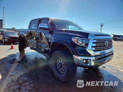 Czwarte zdjęcie samochodu z boku: 2021 TOYOTA TUNDRA 1794 EDITION VIN:5TFAY5F16MX038100 - miniatura