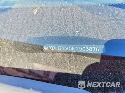Zdjęcie 12 z 12 samochodu: 2019 TOYOTA YARIS LE VIN:3MYDLBYV5KY503876 - miniatura