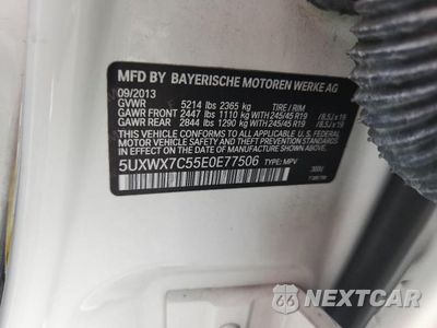 Zdjęcie 13 z 13 samochodu: 2014 BMW X3 VIN:5UXWX7C55E0E77506 - miniatura