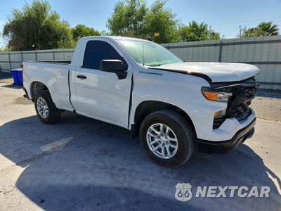 Czwarte zdjęcie samochodu z boku: 2023 CHEVROLET SILVERADO C1500 VIN:3GCNAAEK0PG354383 - miniatura