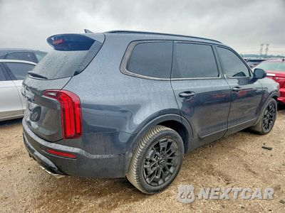 Trzecie zdjęcie samochodu z tyłu: 2022 KIA TELLURIDE EX VIN:5XYP3DHCXNG237690 - miniatura