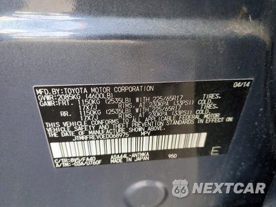 Zdjęcie 13 z 13 samochodu: 2014 TOYOTA RAV4 XLE VIN:JTMRFREV0ED068975 - miniatura