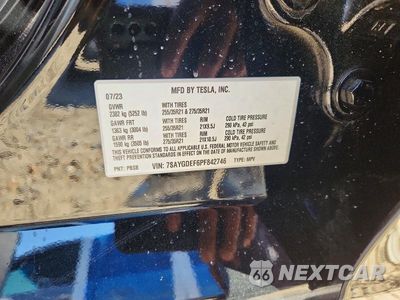 Zdjęcie 13 z 13 samochodu: 2023 TESLA MODEL Y VIN:7SAYGDEF6PF842746 - miniatura