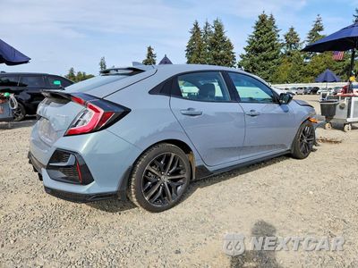 Trzecie zdjęcie samochodu z tyłu: 2021 HONDA CIVIC SPORT VIN:SHHFK7H45MU415163 - miniatura