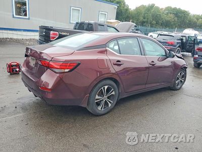 Trzecie zdjęcie samochodu z tyłu: 2022 NISSAN SENTRA SV VIN:3N1AB8CV7NY221132 - miniatura