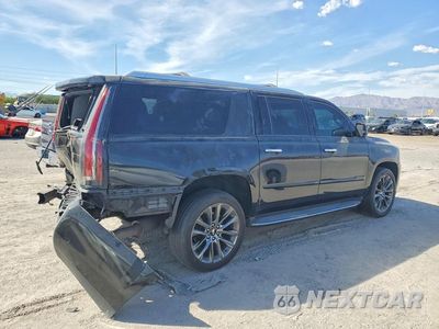 Trzecie zdjęcie samochodu z tyłu: 2019 CADILLAC ESCALADE ESV LUXURY VIN:1GYS4HKJ4KR391082 - miniatura