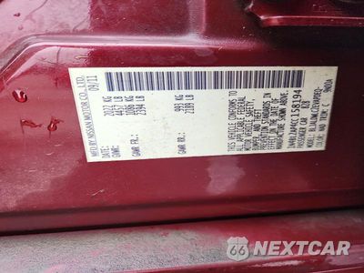 Zdjęcie 13 z 13 samochodu: 2012 NISSAN ALTIMA SR VIN:1N4BL2AP4CC158194 - miniatura