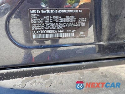 Zdjęcie 13 z 13 samochodu: 2016 BMW X5 XDR40E VIN:5UXKT0C59G0S77441 - miniatura