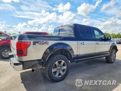 Trzecie zdjęcie samochodu z tyłu: 2018 FORD F150 SUPERCREW VIN:1FTEW1EG8JKD00018 - miniatura