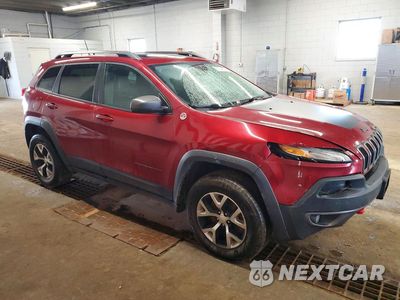 Czwarte zdjęcie samochodu z boku: 2017 JEEP CHEROKEE TRAILHAWK VIN:1C4PJMBS1HD218244 - miniatura