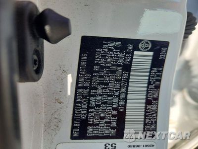 Zdjęcie 12 z 12 samochodu: 2019 TOYOTA CAMRY XSE VIN:4T1B61HK9KU277692 - miniatura
