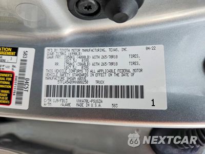 Zdjęcie 12 z 12 samochodu: 2022 TOYOTA TUNDRA SR5 VIN:5TFLA5AB9NX008250 - miniatura