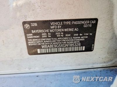 Zdjęcie 12 z 12 samochodu: 2016 BMW 328 I SULEV VIN:WBA8E9G5XGNT85328 - miniatura
