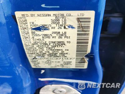 Zdjęcie 12 z 12 samochodu: 2001 NISSAN FRONTIER XE VIN:1N6ED27Y61C371937 - miniatura
